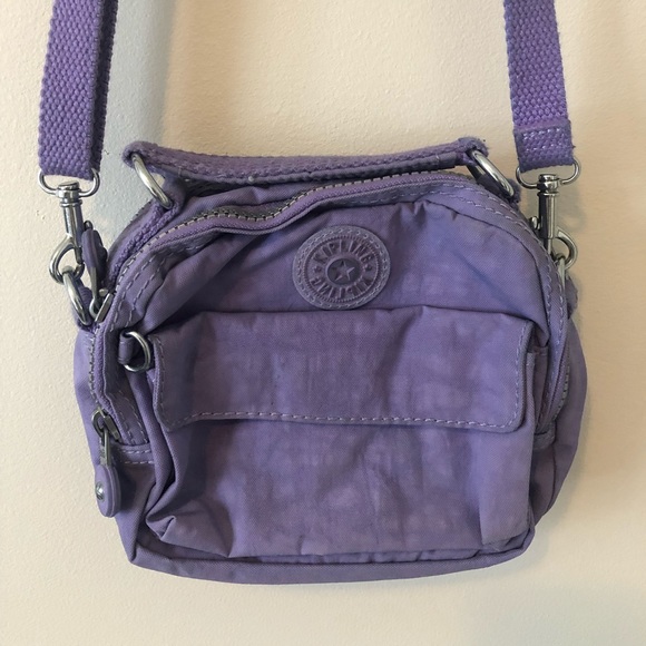 purple kipling bag